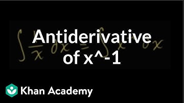 Indefinite integral of 1/x | AP Calculus AB | Khan Academy