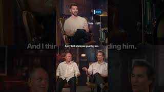 Matthew McConaughey isn’t quite ready to get a DNA test with Woody Harrelson.