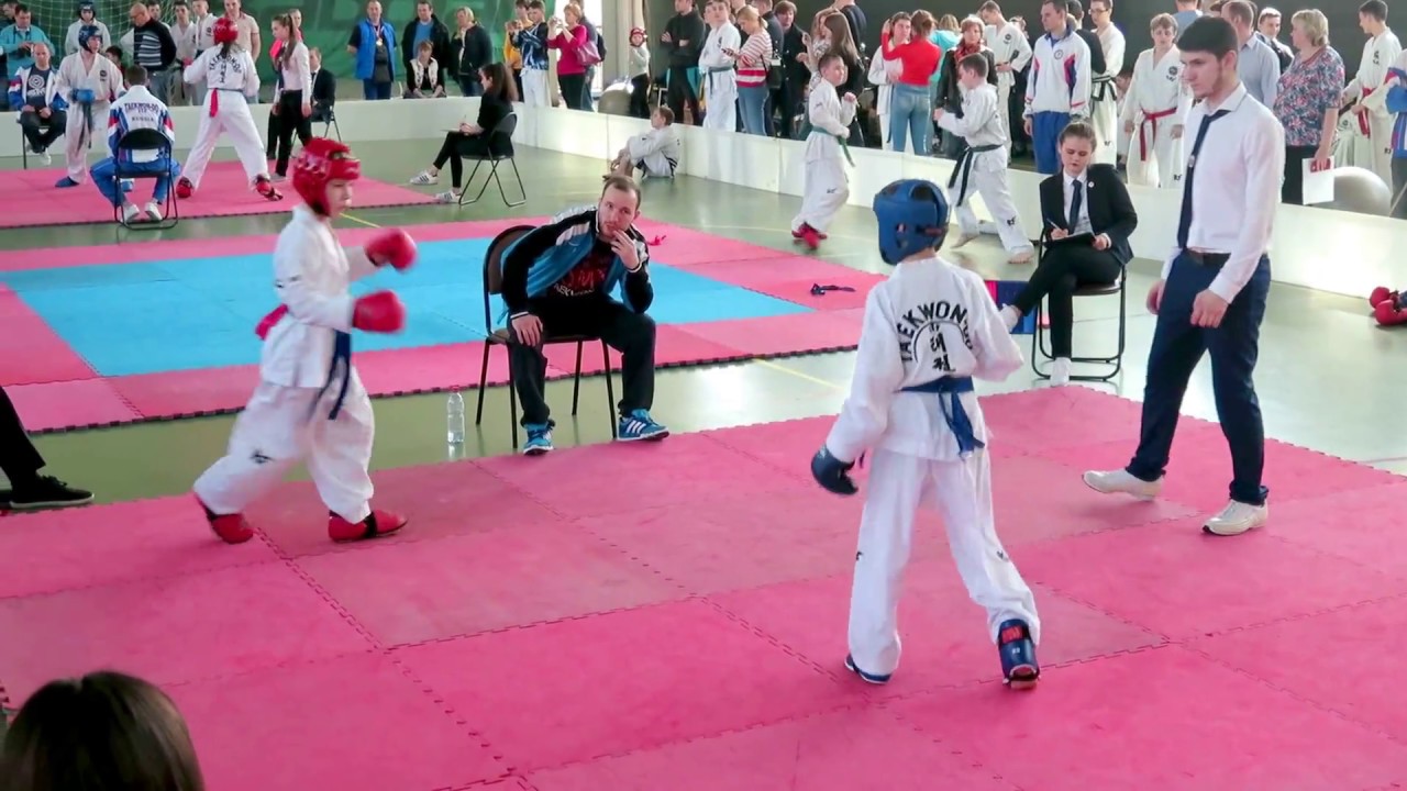 Taekwondo ITF (МФТ) Конюшков Алексей vs. Нуруллин Тимур финал кубок Южного Тушино