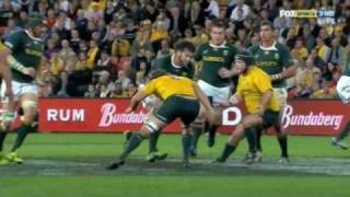 Pocock and Elsom vs Boks Brisbane 2010