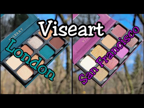 Live Stream: New Viseart London & San Fracisco Eyeshadow Palettes with Swatches + 2 EyeLooks @bwitch17