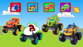 Which Monster Truck is Missing! 😱 Guess The Car Puzzle Game! ❓🚙🧩 | Blaze and the Monster Machines