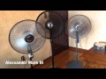 The 3 lasko stand fans in my house