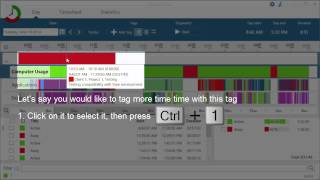 ManicTime Tip: Use shortcuts for frequently used tags