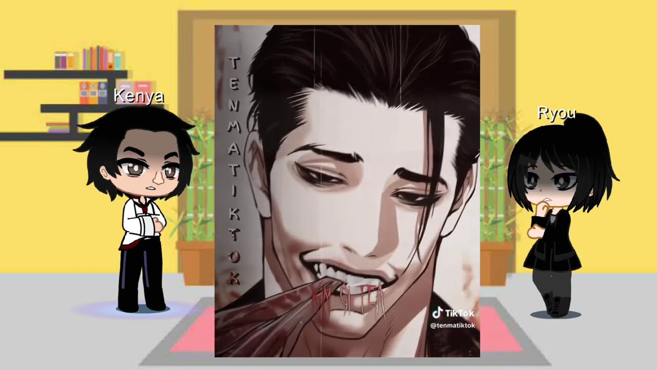 NTR(I'll swear I will protect you)-react to mc as Gitae Kim