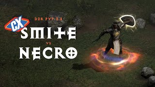 Diablo 2 Resurrected PVP Gameplay: Smiter vs Necro