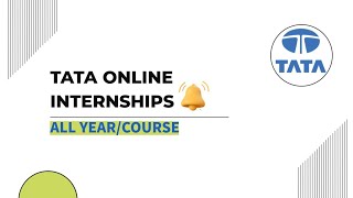 TATA INTERNSHIP 2025💥💥💥|| Great Opportunity for All students|| Don't miss it🥳