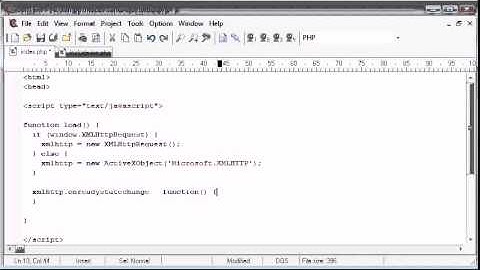 Beginner PHP Tutorial   173   Loading in file Contents to a DIV Part 2 flv