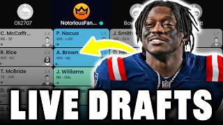 LIVE Fantasy Football Drafts 2026 (Training Camp Updates)