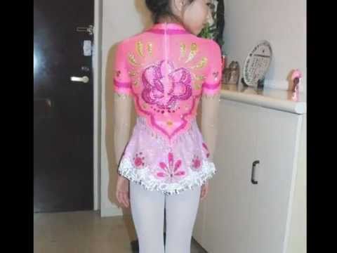 10-year-old Elena Shinohara Rhythmic Gymnastics Leotards Designed by MoMo 新体操小学生レオタード 