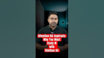 Attention IAS Aspirants: Most Awaited Class is Here | UPSC Prelims 2026 | Chethan Sir IR