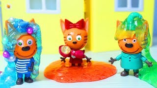 Три Кота Суперсемейка Слайм лизун с игрушками Маша и медведь Щенячий Патруль Свинка Пеппа Три Кота Суперсемейка Слайм лизун с игрушками Маша и медведь Щенячий Патруль Свинка Пеппа