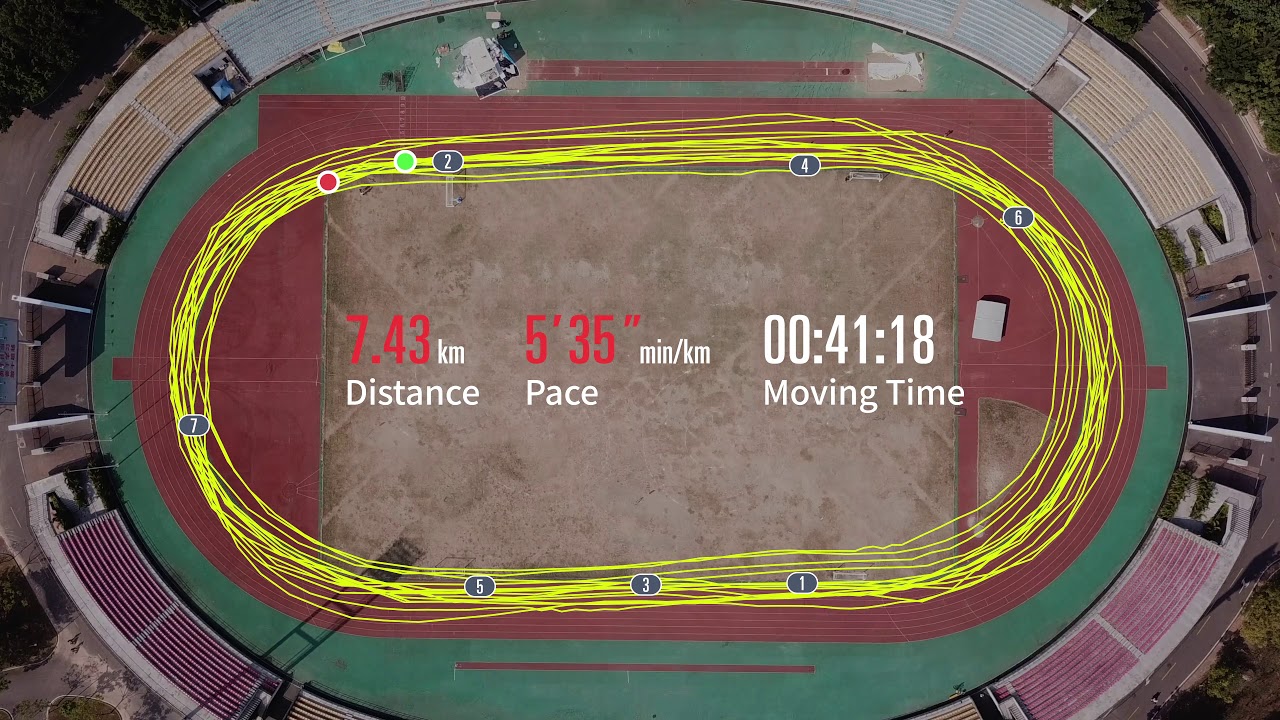 Demo of the COROS Track Run Mode. Especially useful if conducting a