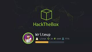 HackTheBox WriteUp Walkthrough