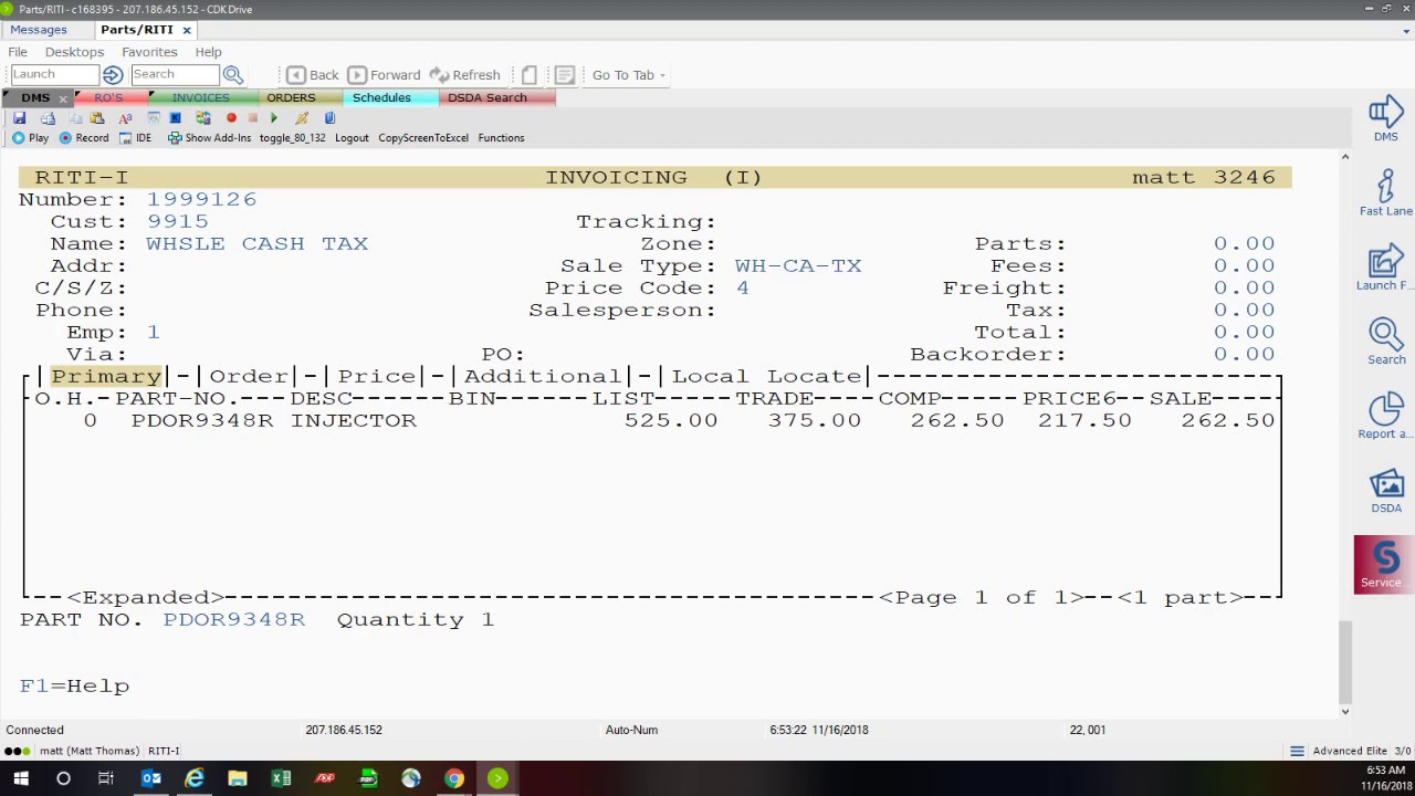 How to do a parts Transfer YouTube