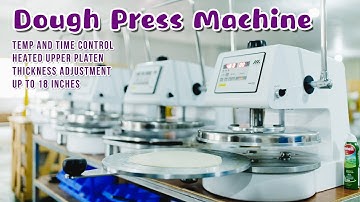 Simplify Your Pizza Dough Preparation - Dough Press Machine