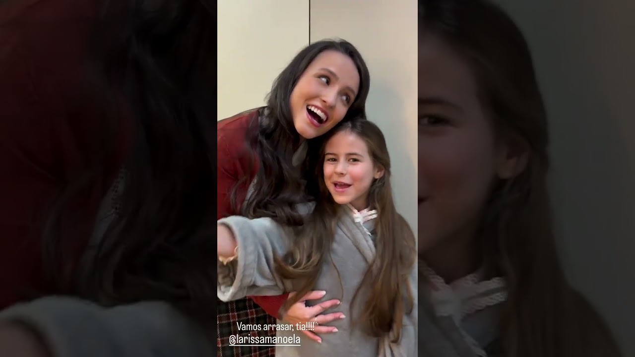 Com a Larissa Manoela 🧡