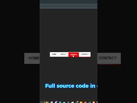 3d Menu hover