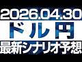FXドル円最新シナリオ毎日予想＆全エントリー先出し解説 ［2026-04-30］※2倍速推奨