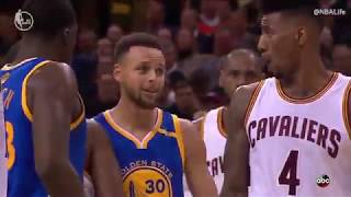 Stephen Curry \& Iman Shumpert Exchange Words | Warriors vs Cavaliers | Game 3 | NBA Finals
