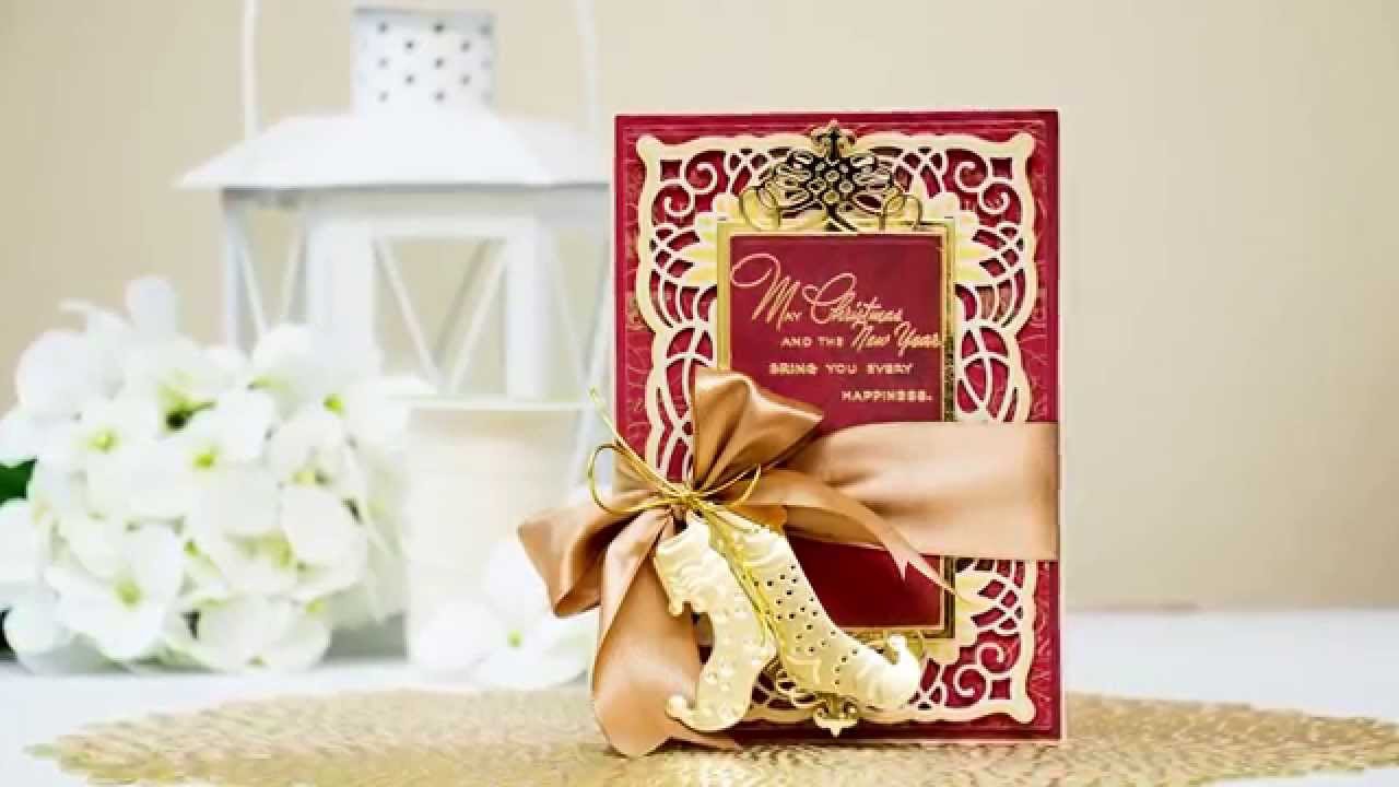 Make a Classic Christmas Card with Spellbinders® Amazing Paper Grace™ Collection