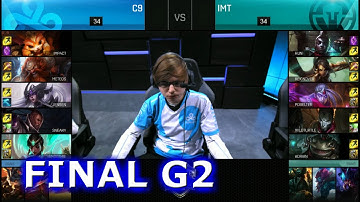 Cloud 9 vs Immortals | Game 2 S6 Worlds 2016 NA Regional Gauntlet Final Round 3 | C9 vs IMT G2 R3