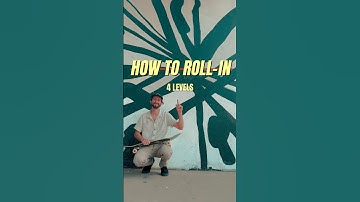 Roll-in on a skateboard - four ways #skateboarding #skate #cruisy #skater #skateboard #skating #sk8