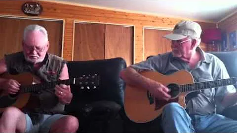 Garland and Bobby Huffman picking