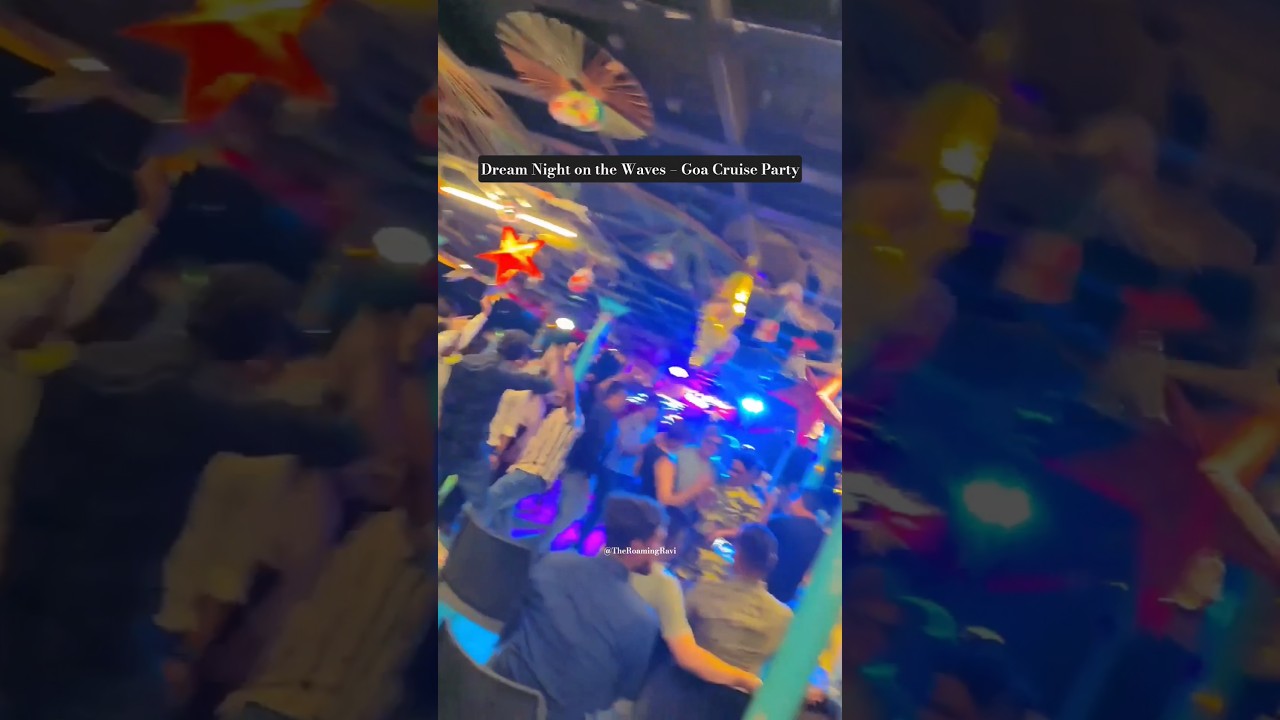 Dream Night on the Waves 🌊🔥 | Goa Cruise Party Vibes! 