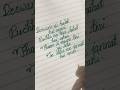 neat and clean handwriting