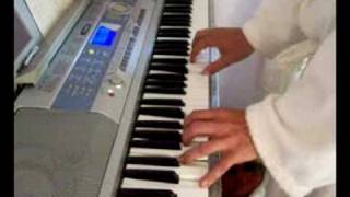 Video thumbnail of "Tango on keyboard `Schwarzer Zigeuner`"
