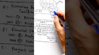 Class 12 Accountancy syllabus Session 2026-27 #board #cbse #cbseboard #account #commerce