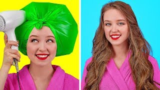 SMART AND EASY GIRLY HACKS || Cool Hair And Make Up Ideas For Girls by 123 GO! screenshot 2