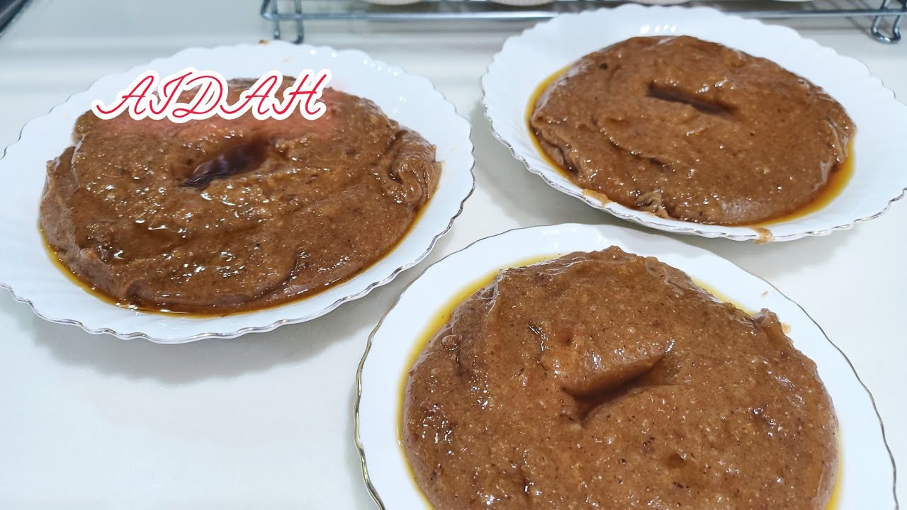 ASIDA RECIPE ARABIC|| CUMA 2 BAHAN KURMA DAN TEPUNG BISA JADI DODOL ARAB YANG SANGAT ENAK