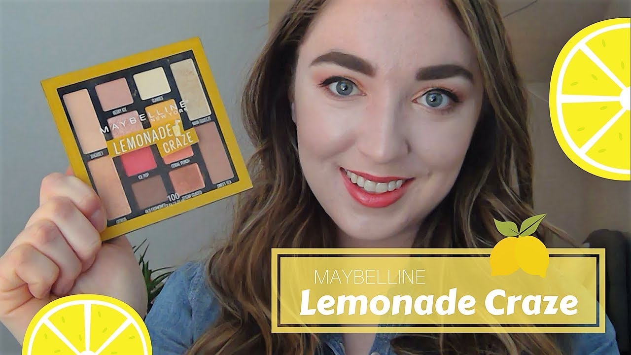 Maybelline Lemonade Craze Palette 🍋 Review + Swatches + Tutorial