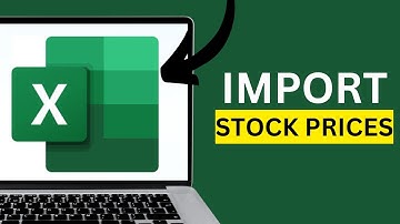 Easy Way To Import Stock Prices In Excel