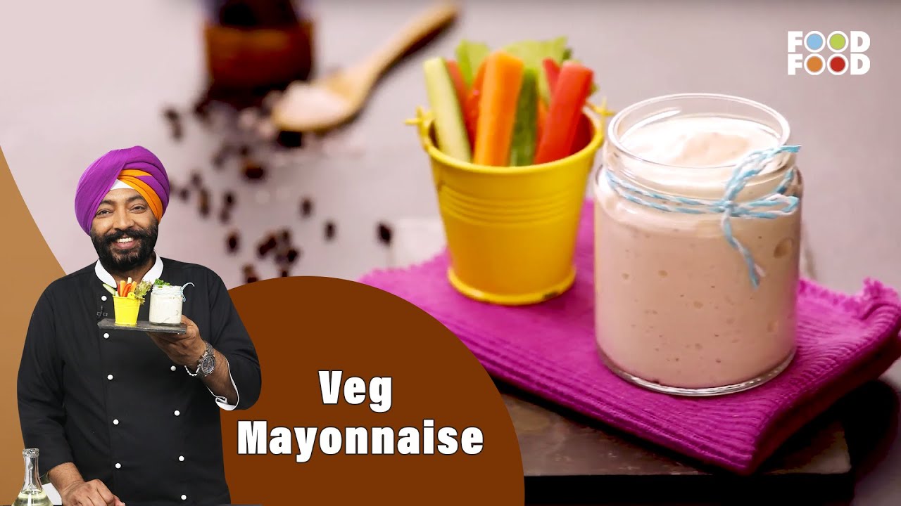घर पर बनायें बिना अंडे का मेयोनेज़ | Veg Mayonnaise Recipe | FoodFood
