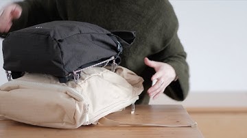 How to attach the WAYKS Day Pack Mini to the WAYKS Travel Backpack or Day Pack