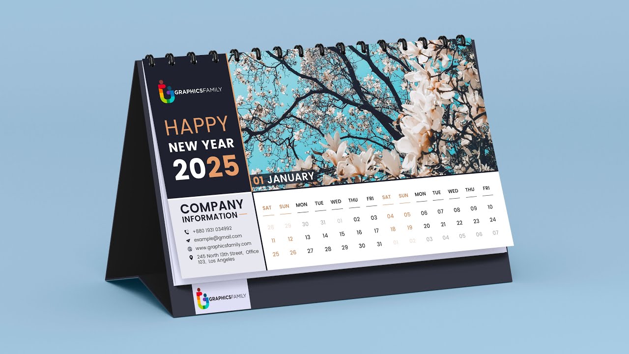 How to Create a Professional And Unique Calendar Design in Adobe Photoshop