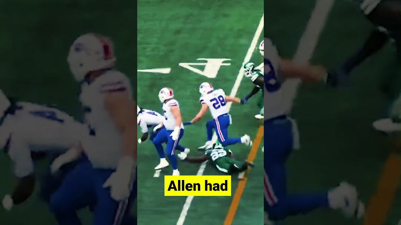 The Buffalo Bills were backed up deep… but Josh Allen had other plans 😳🏈 #nfl #gameday #touchdown