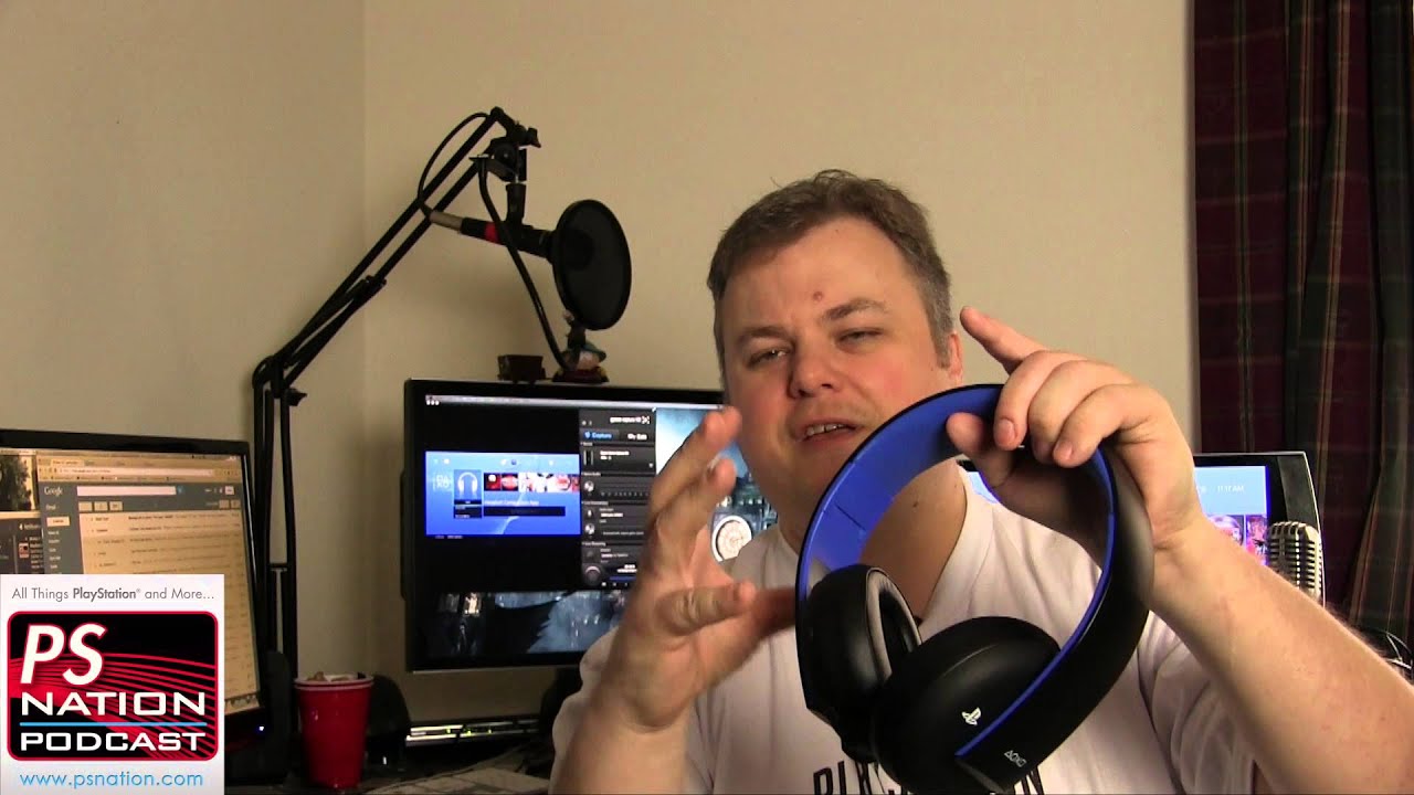 Playstation 4 Gold Wireless Headset Unboxing/Initial Sounds by ...