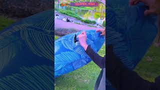 Portable No Pump Inflatable Lounger – Perfect for Camping &amp; Picnics #CampingLife