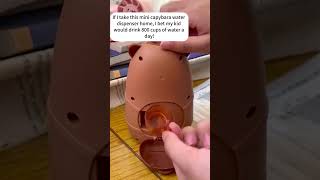 The Cutest Hydration Helper: Mini Capybara Dispenser!
