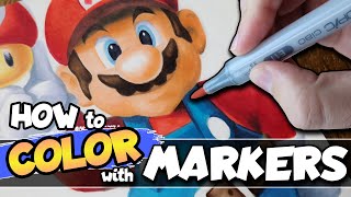 HOW to use ALCOHOL MARKERS | Professional Advice