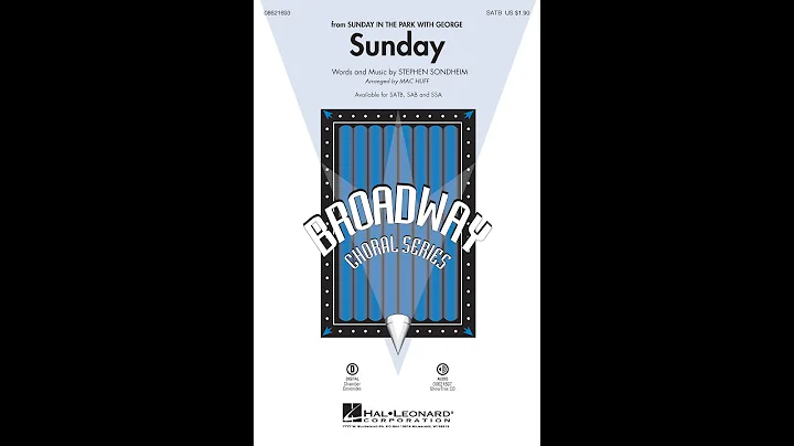 Sunday (from Sunday in the Park with George) (SATB...