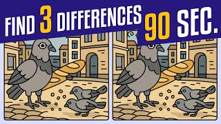 🕵️♀️ Find 3 Differences | 🧩 Test Your Observation! ⏰ | Quiz Portal #8