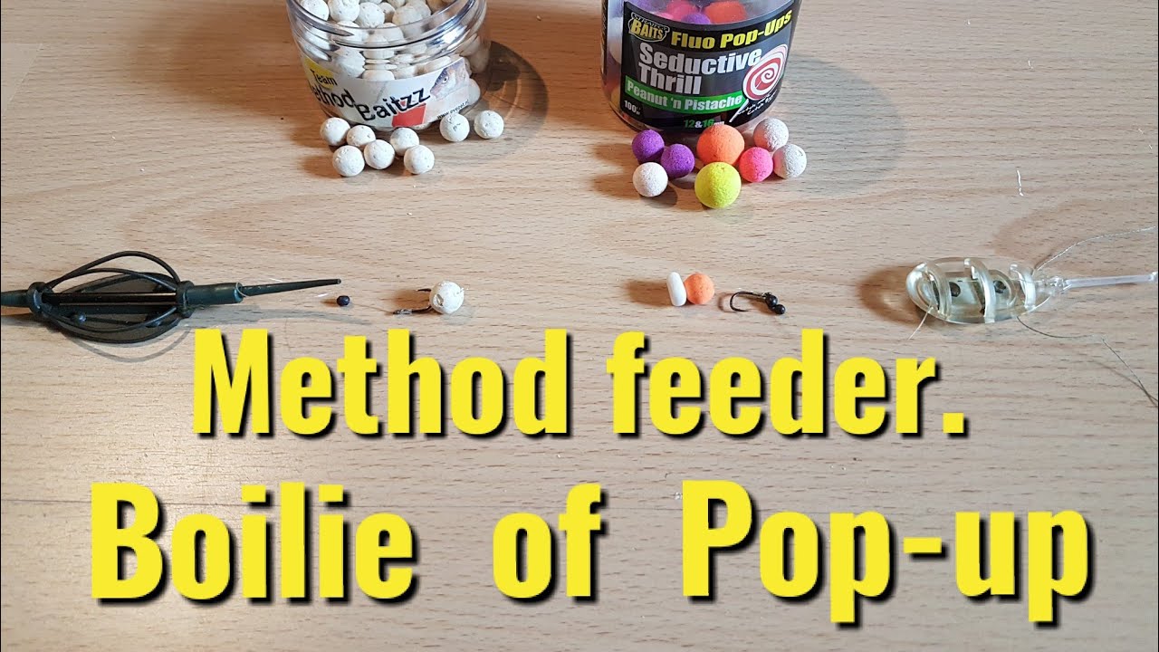 Method feeder Boilie of Pop-up. ( VIDEO OP AANVRAAG) - YouTube