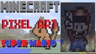 Minecraft Pixel Art : Super Mario Tutorial screenshot 5