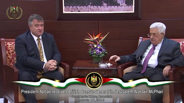 President Abbas receives British Consul General in...