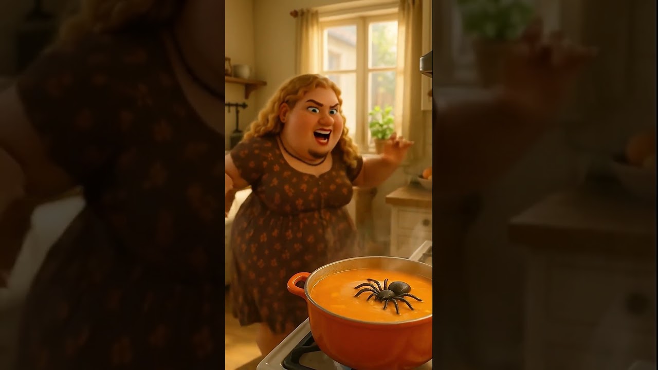 Mom Tried the Soup… and Found a SPIDER?! 😂🍲 Halloween jokes